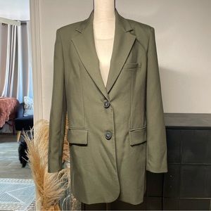 ZARA LONG BLAZER JACKET SIZE XS